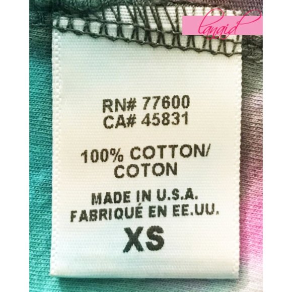 NEW Chaser Venice Beach Tee Tie Dye Open Back XS - Picture 6 of 7